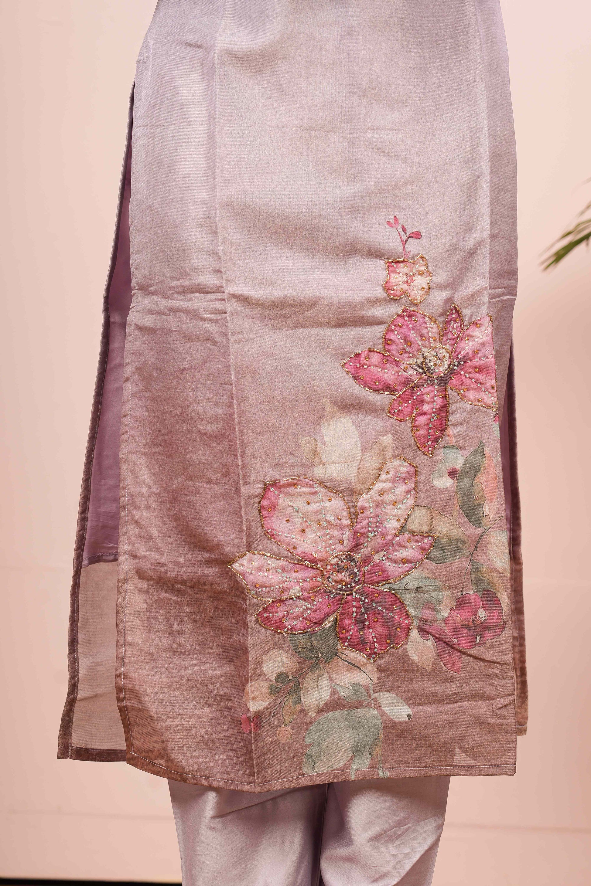 Lavender traditional salwar set
