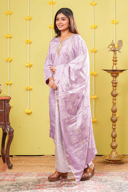 Lavender traditional salwar suit