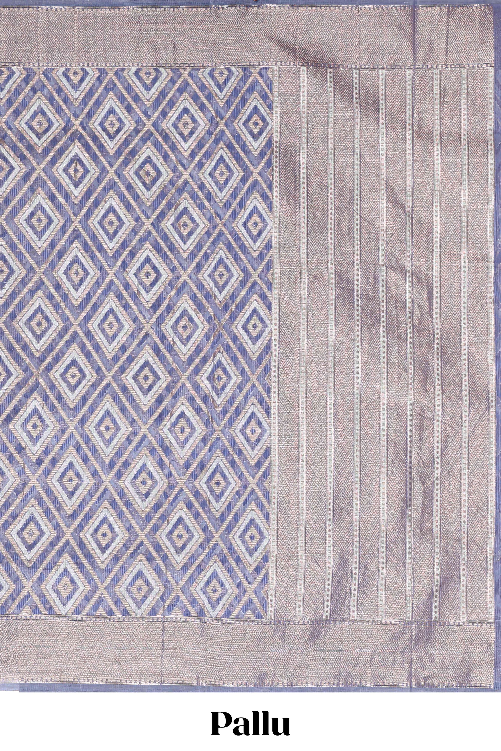  Lavender zari border