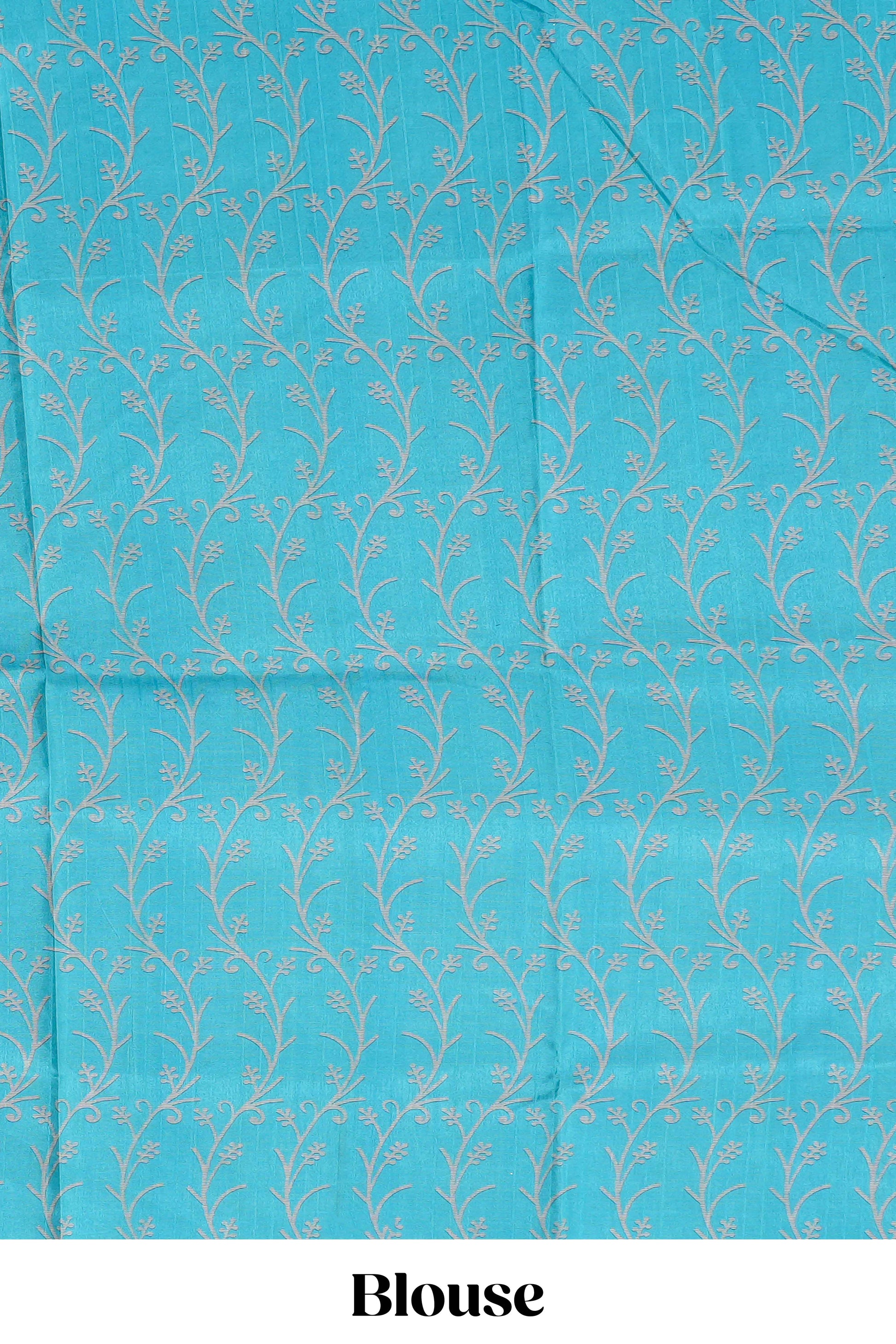 Leaf vine detailing for blouse