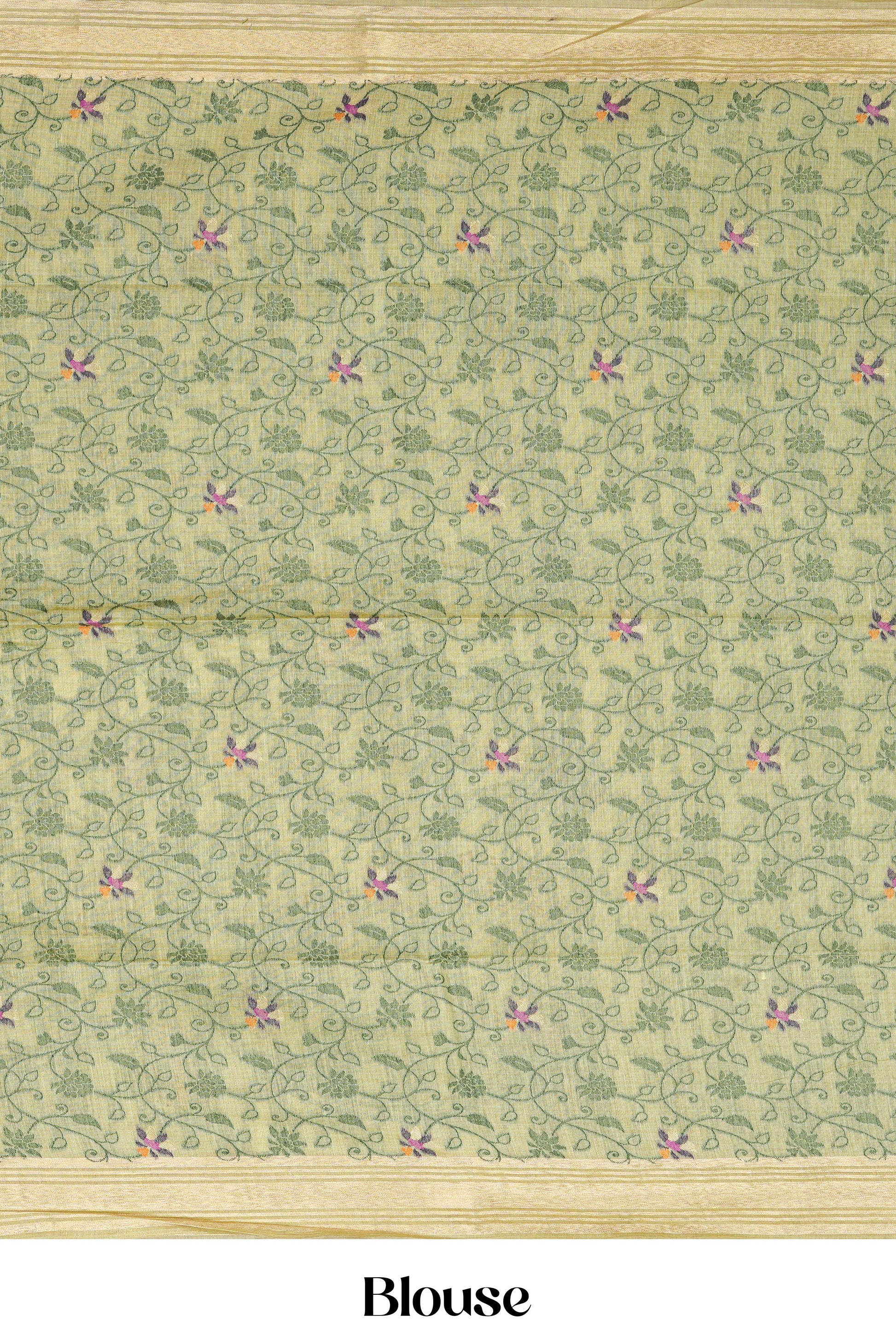 Light green elegant woven saree