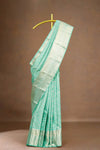 Light green pattu silk saree