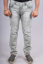 Light grey denim jeans