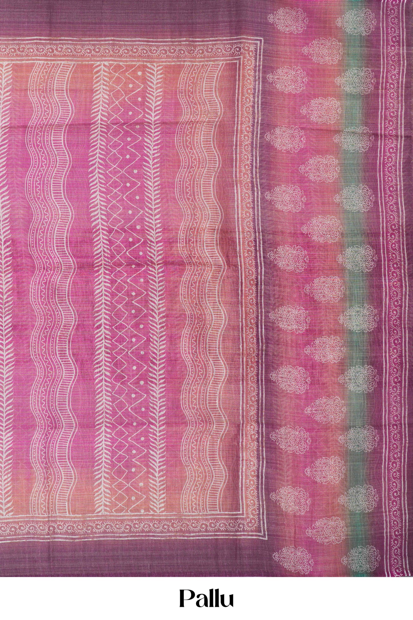 Linen festive wear saree