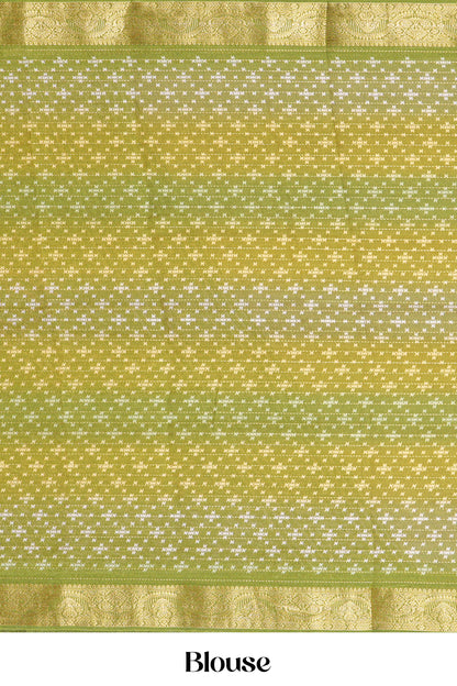 Luxury festive green drape