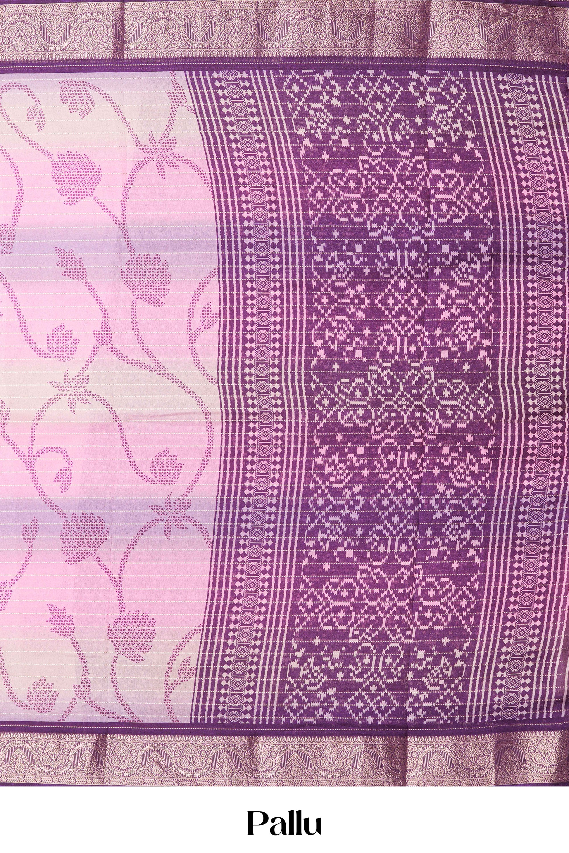 Luxury festive purple drape