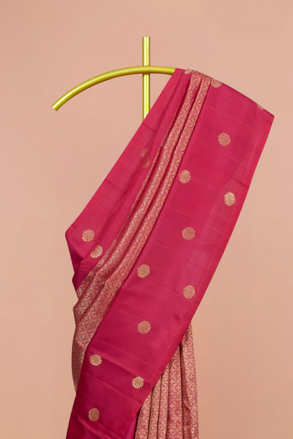 Magenta Kanchipuram silk sarees

