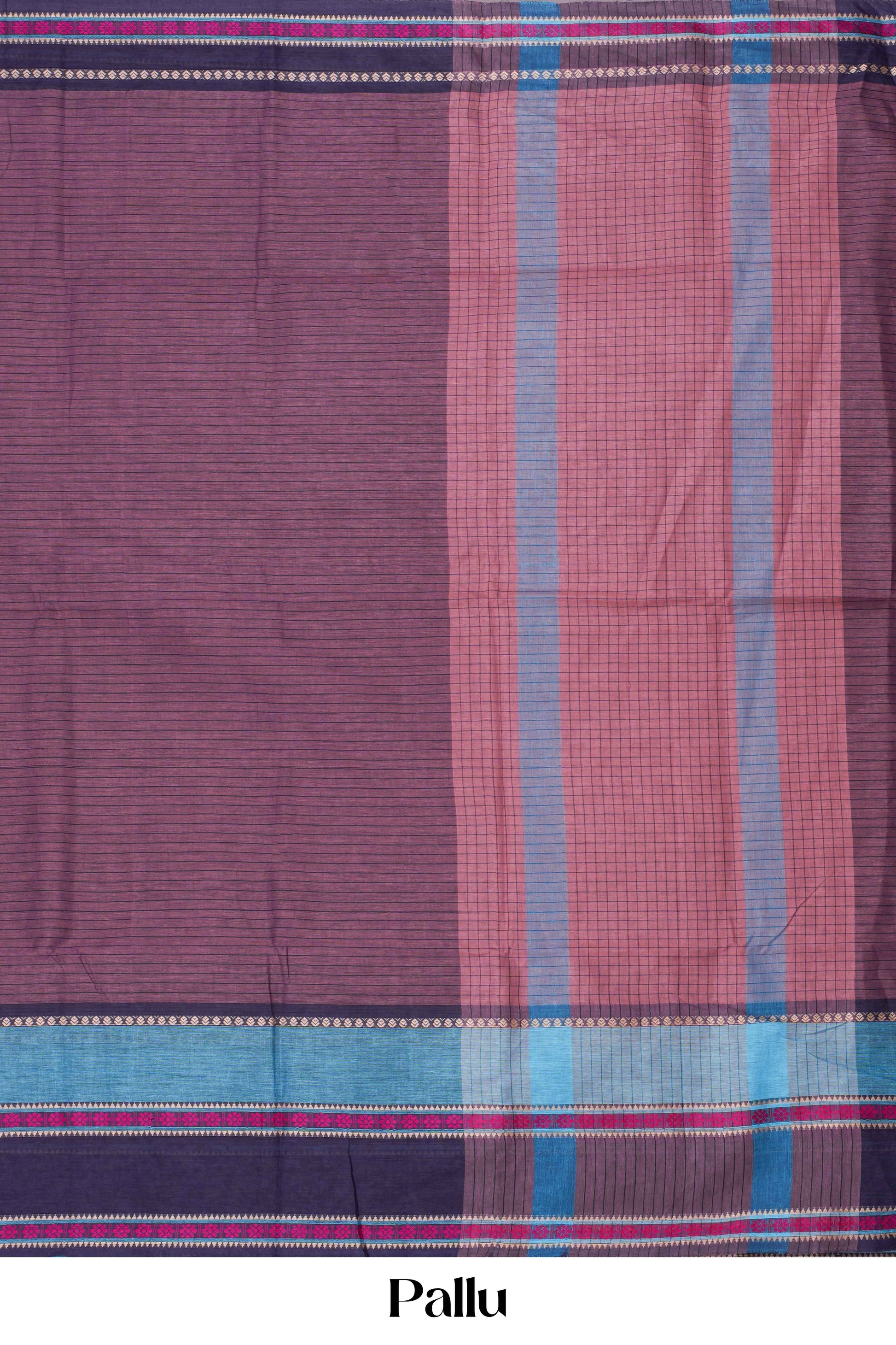 Maroon Chirala cotton saree
