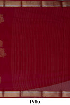 Maroon art silk festive saree
