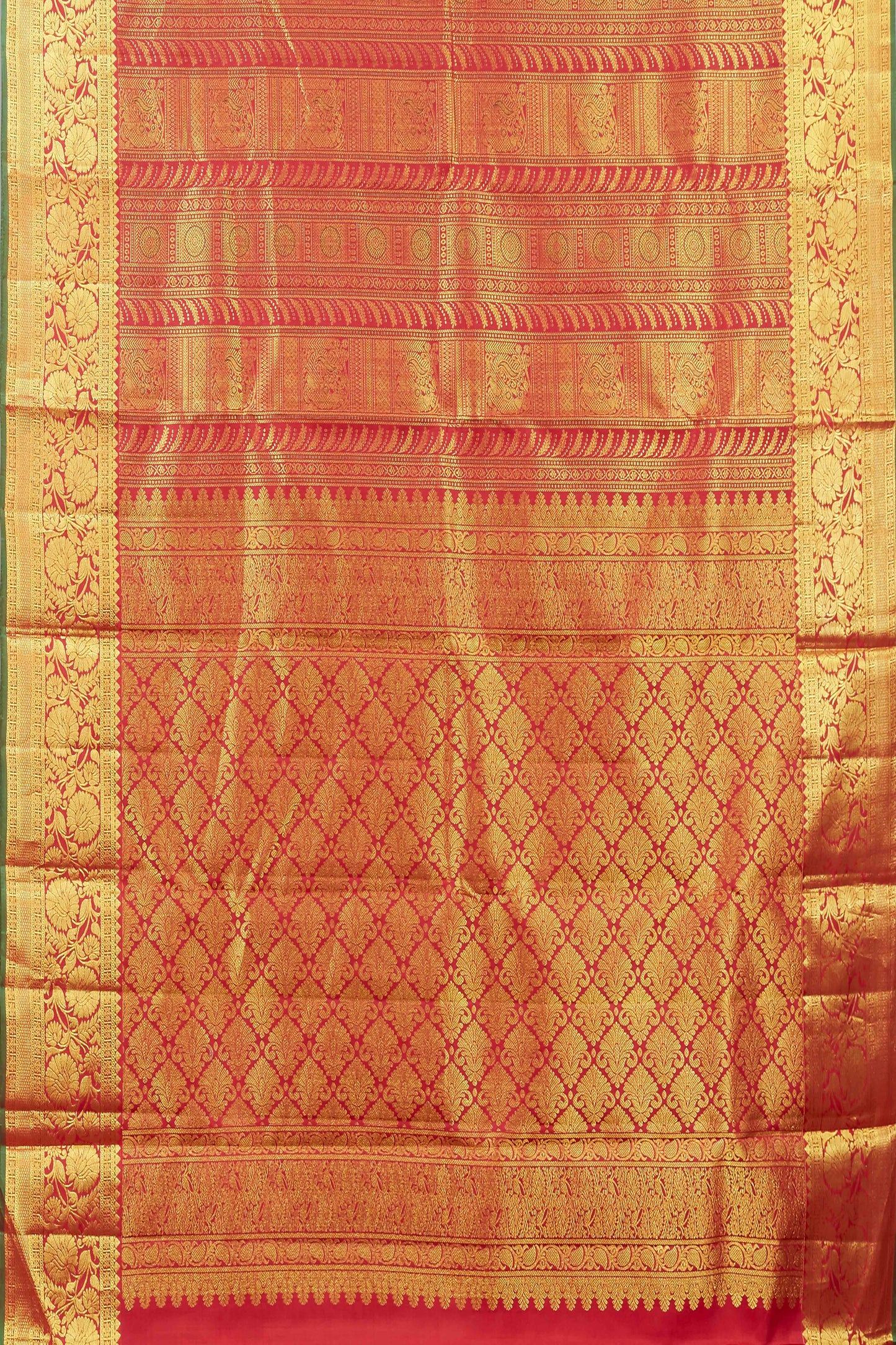 Maroon floral jacquard silk sarees