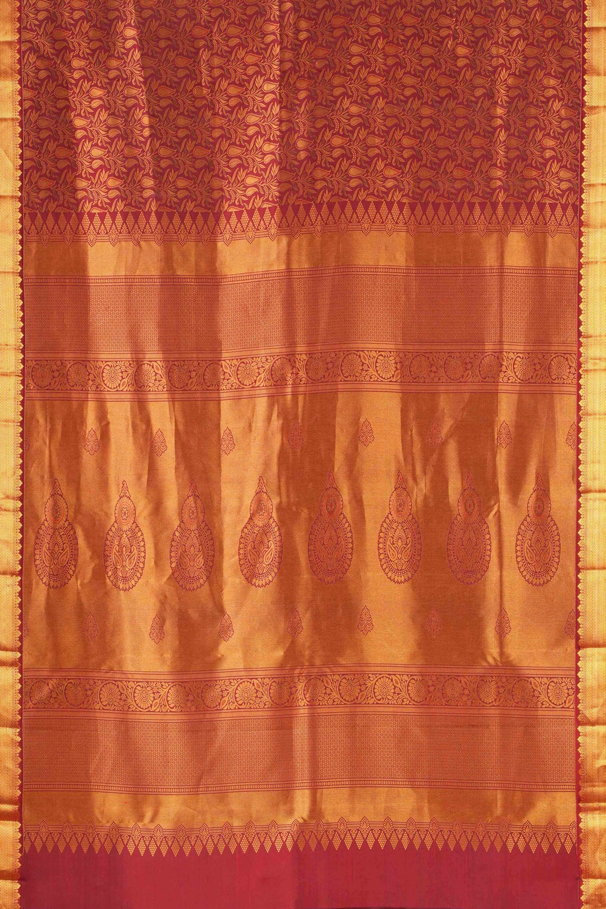 Maroon jacquard silks sares