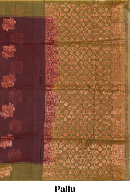  Maroon kanchi cotton sarees