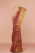 Maroon pattu pure silk sarees