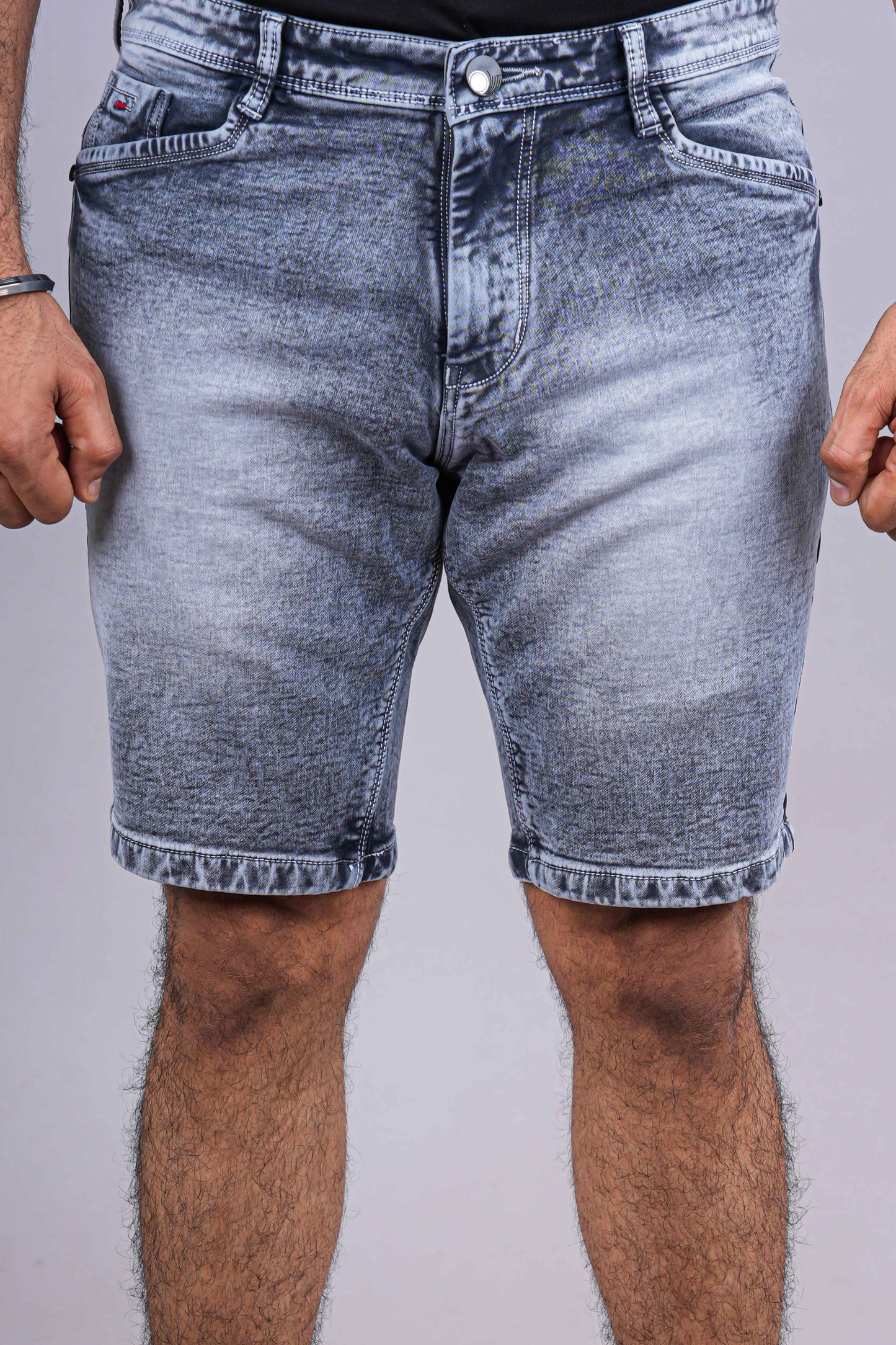 Mens grey casual shorts