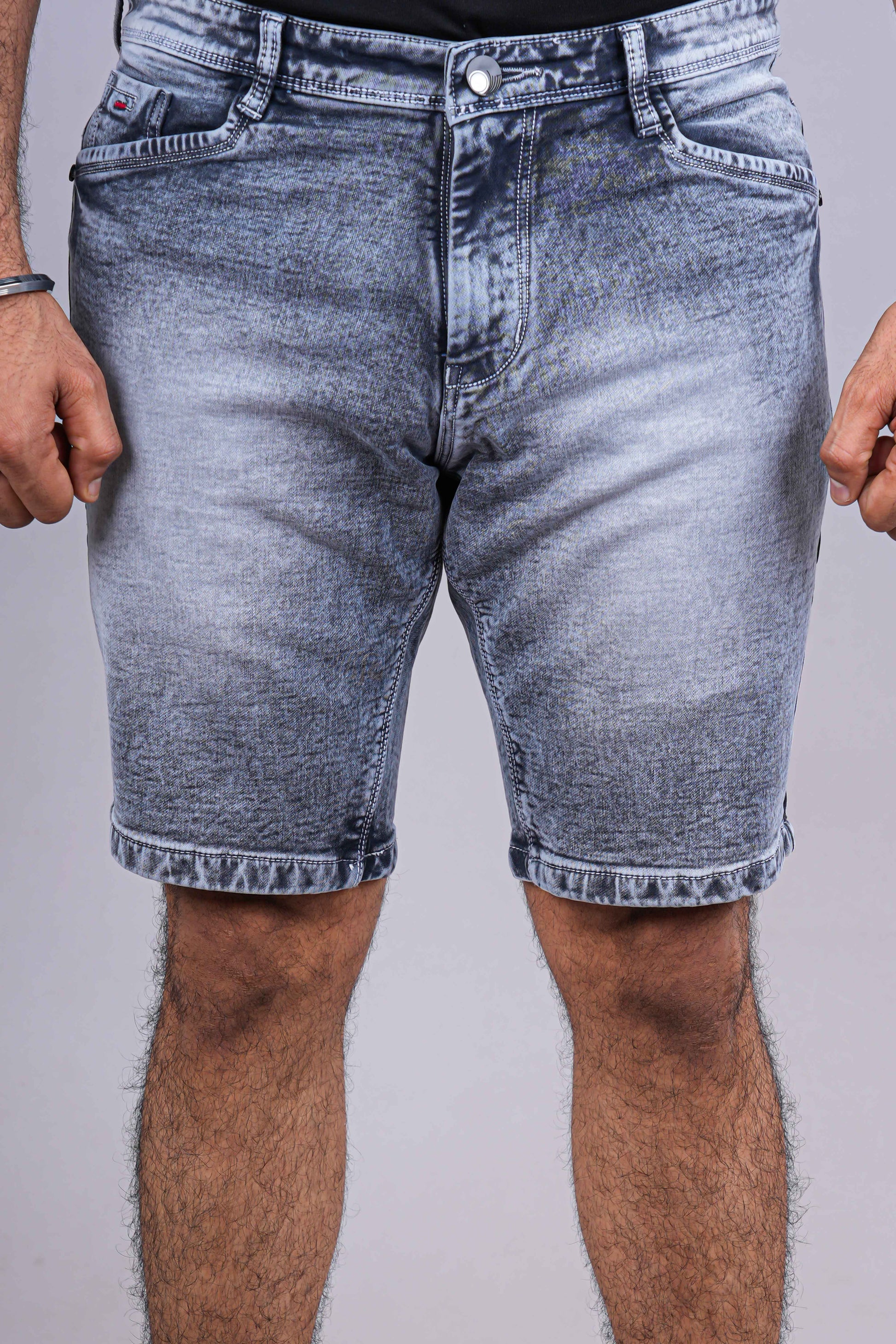 Mens grey casual shorts
