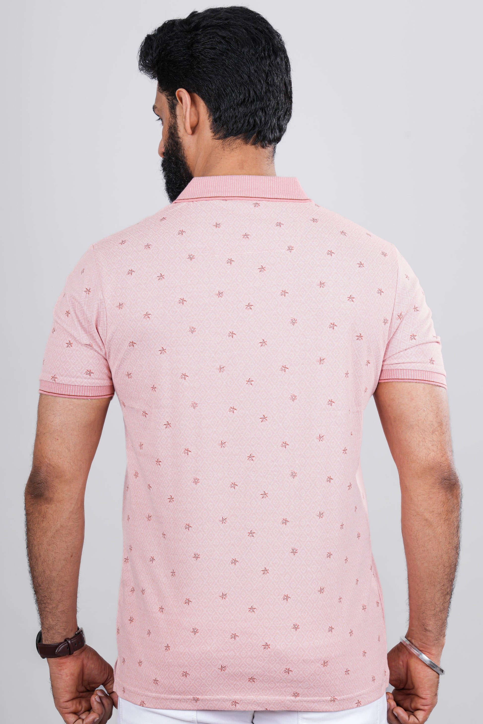 Mens stylish pink tee