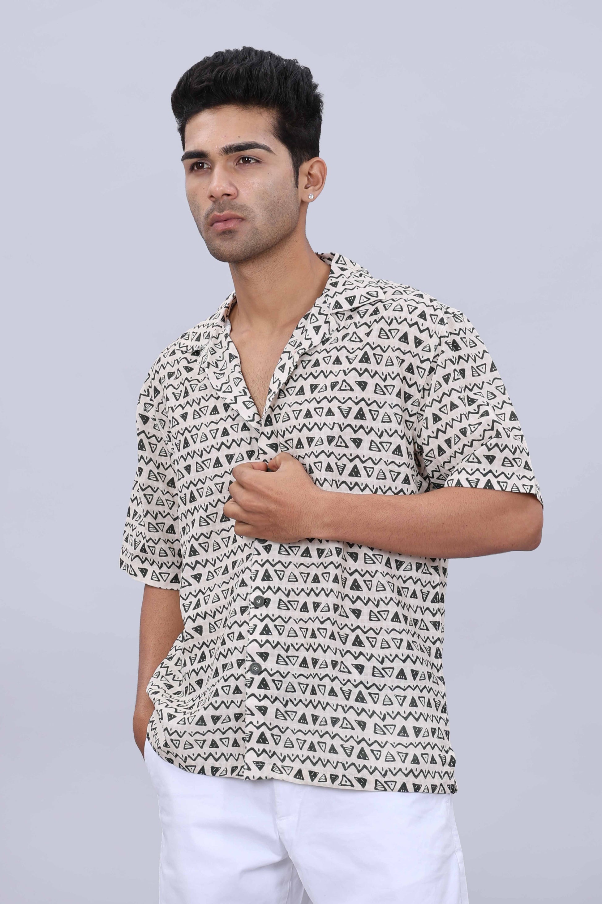 Mens trendy cotton shirt