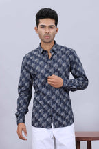 Mens trendy dobby shirt