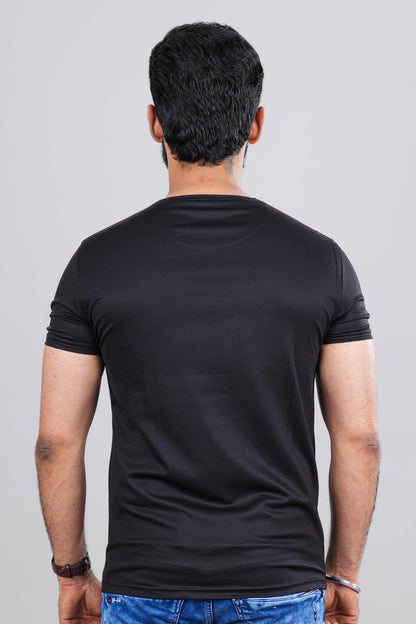 Minimal black mens tshirt