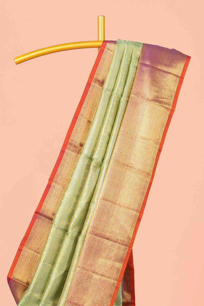 Mint silk saree