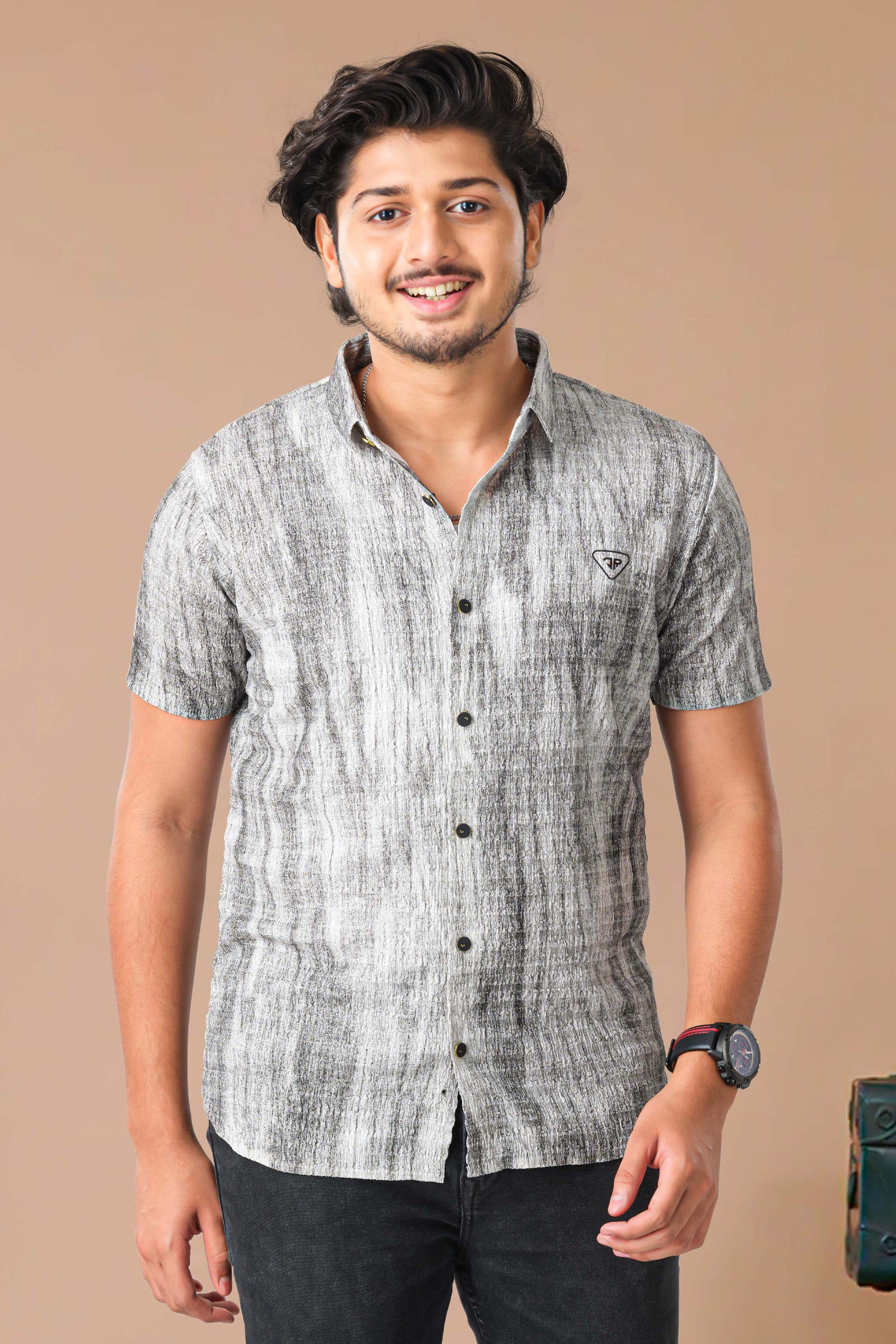Modern casual abstract shirt