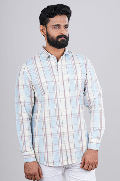 Modern checked casual wear