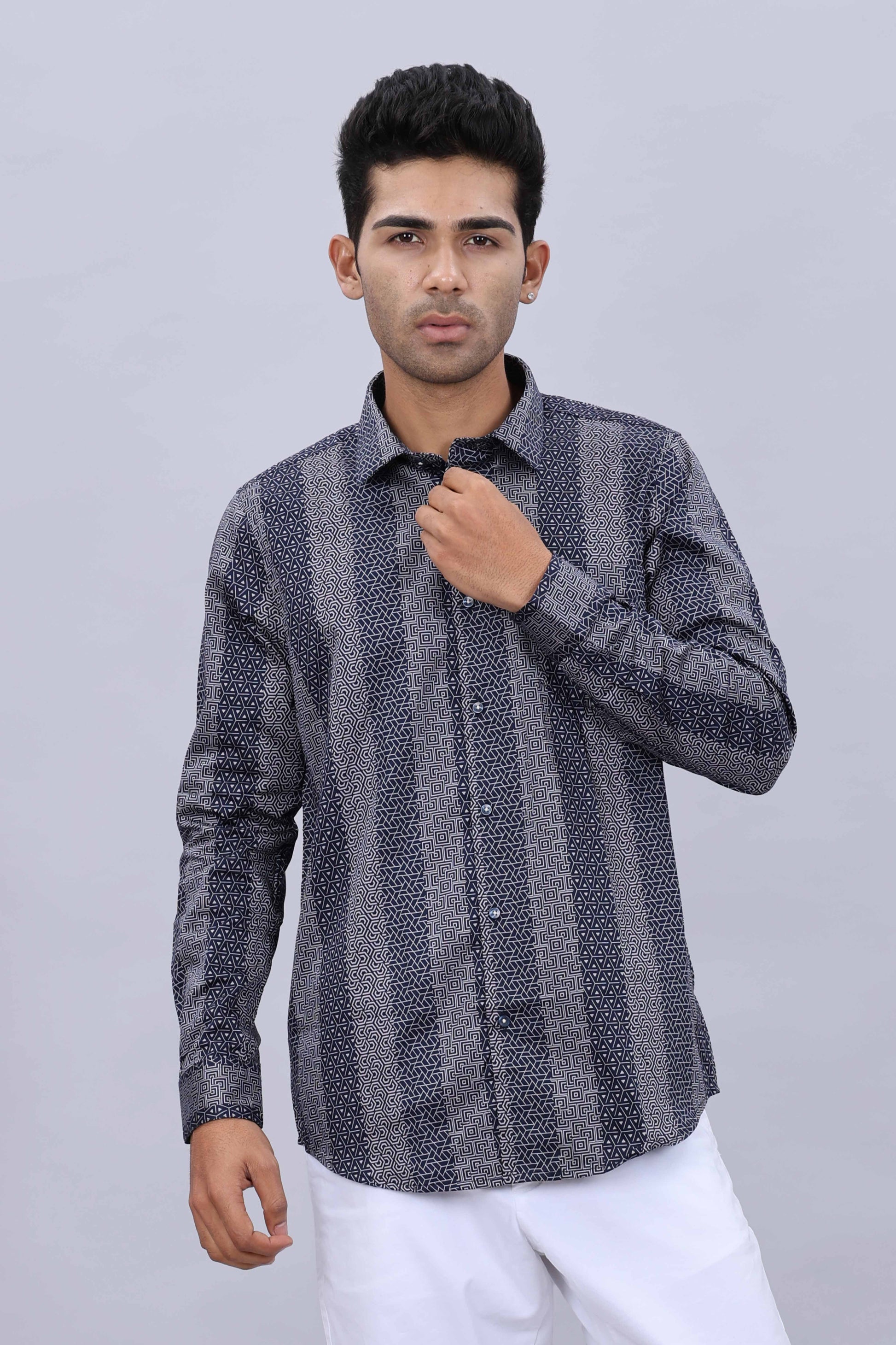 Modern cotton casual shirt