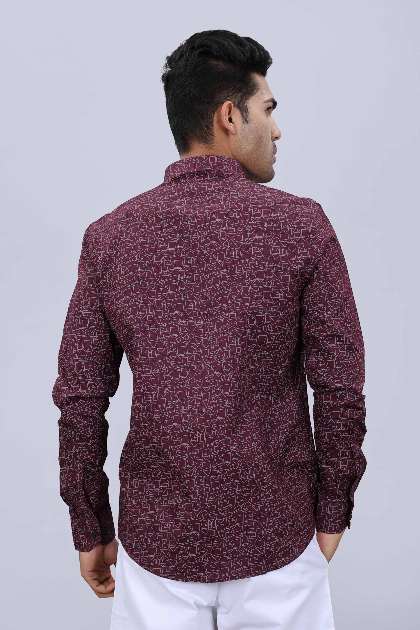 Modern mens cotton shirt