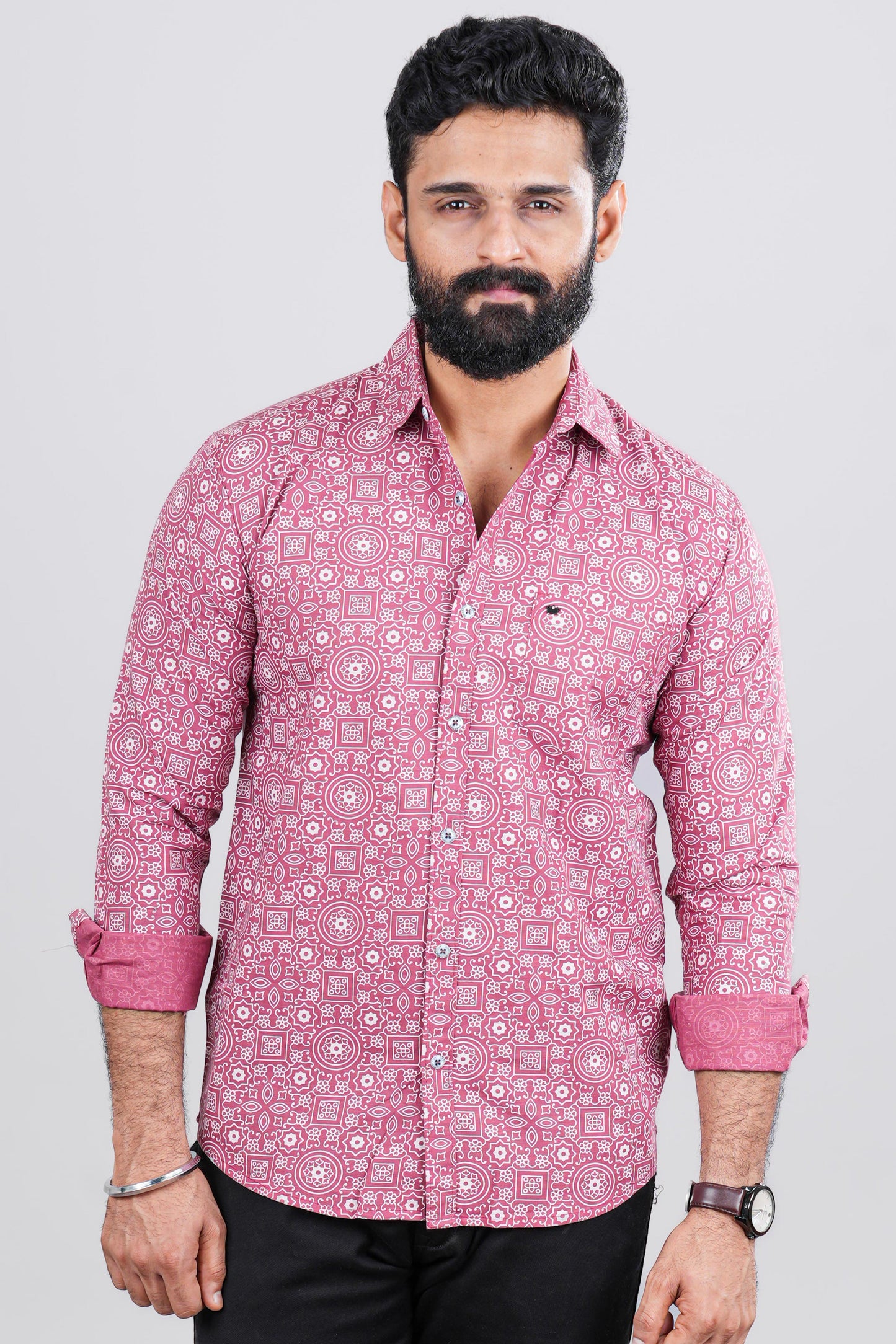 Modern pink fashion shirt