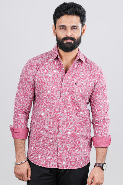Modern pink fashion shirt