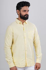 Modern yellow print shirt