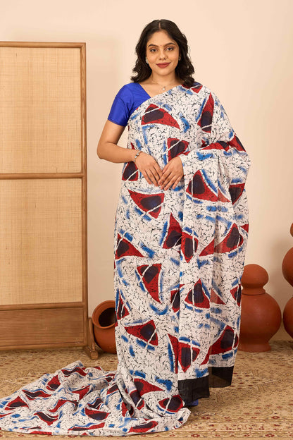 Mulmul soft cotton saree