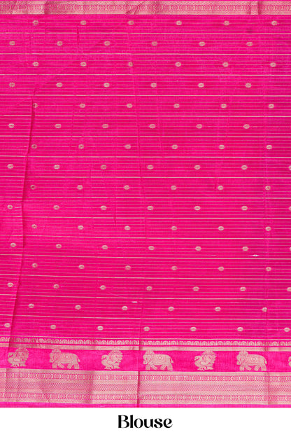 Multicolor dola ethnic saree
