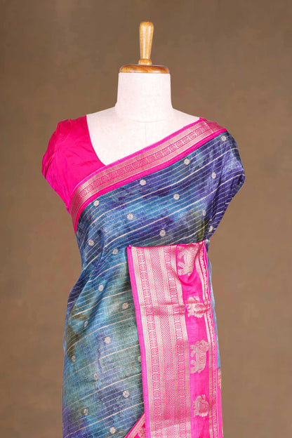 Multicolor traditional saree