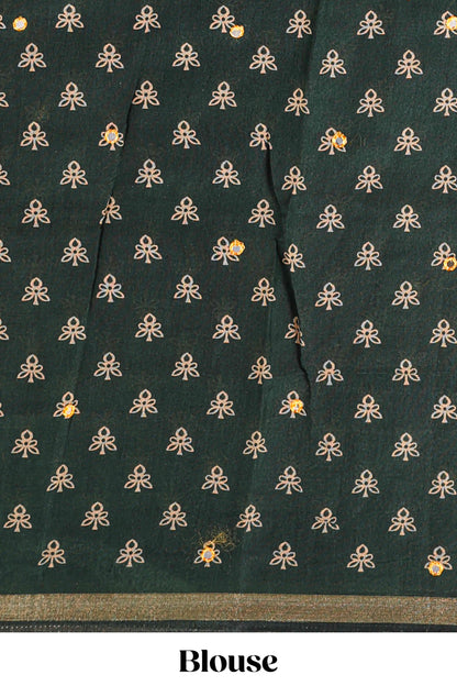 Mustard casual chanderi saree