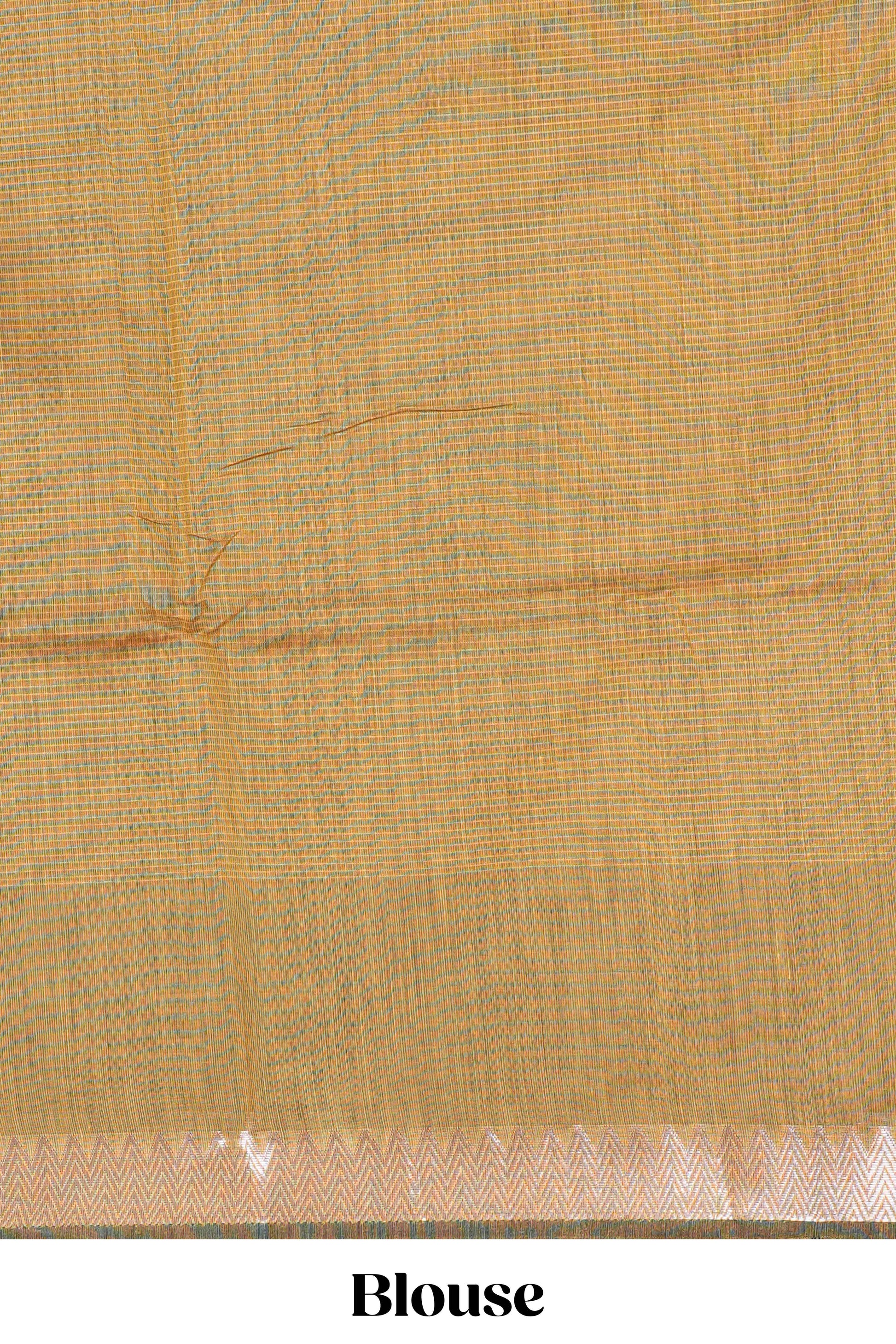Mustard mushru silk budget festive saree