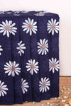 Navy Blue Khadi Cotton Saree