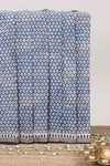 Off white cotton saree design
