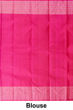 Orange bridal silk saree
