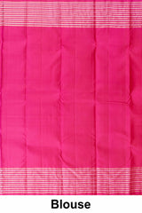 Orange bridal silk saree