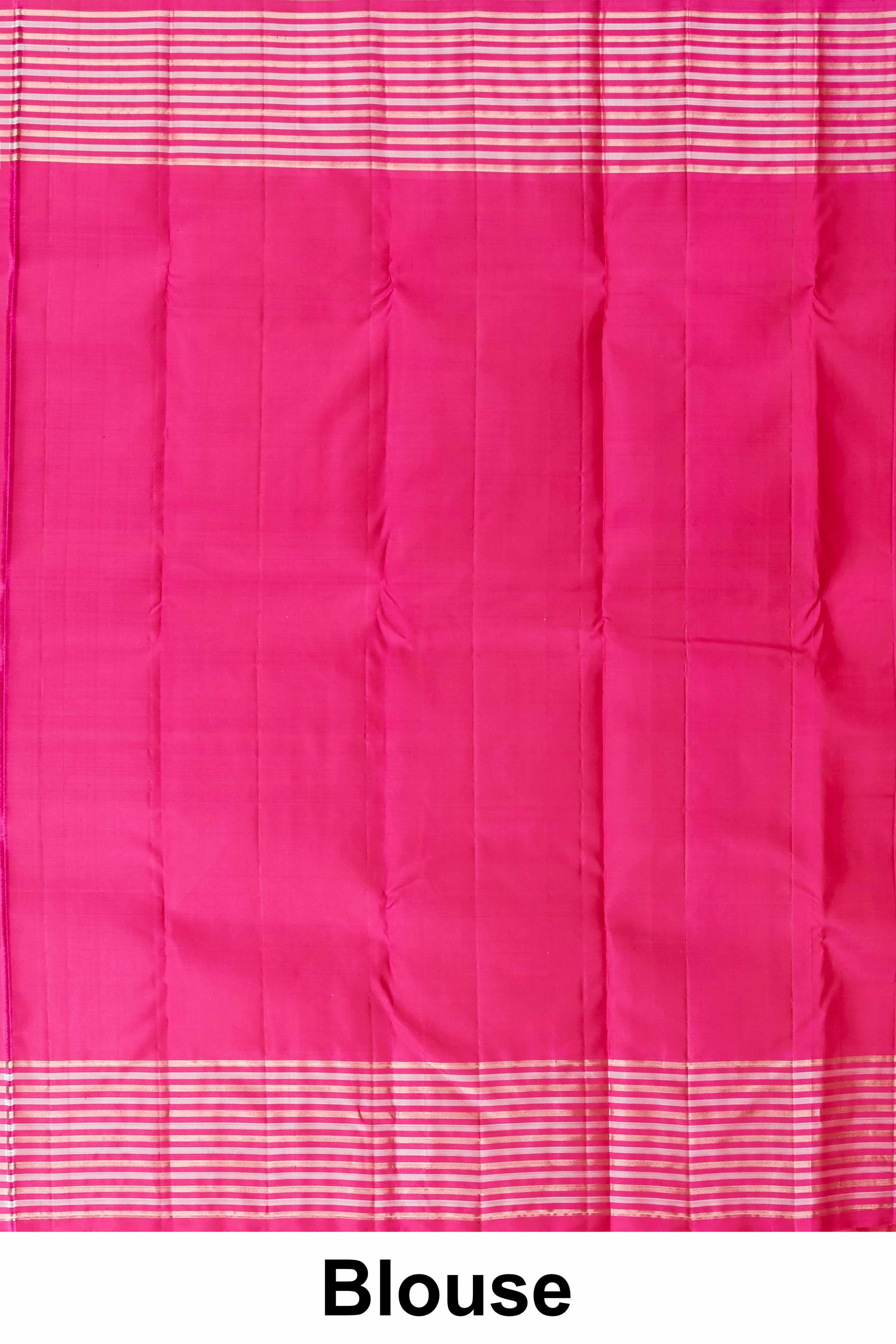 Orange bridal silk saree
