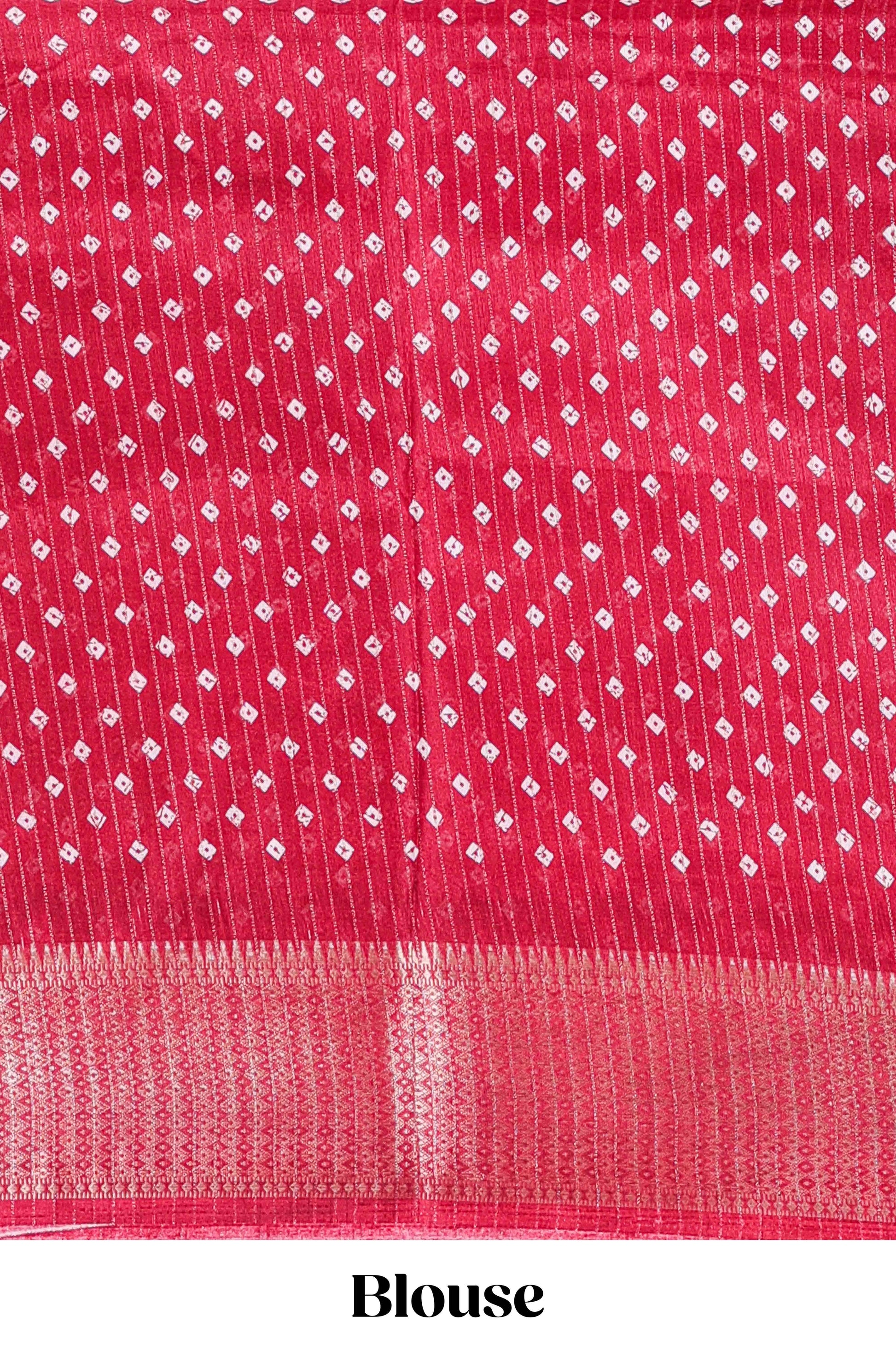 Orange dola festive saree