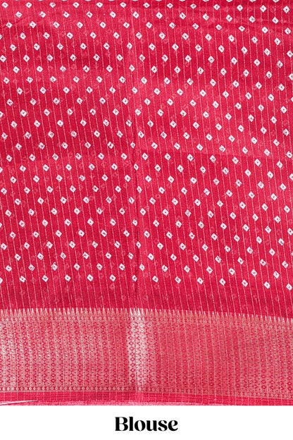 Orange dola festive saree