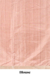Orange dola silk festive saree