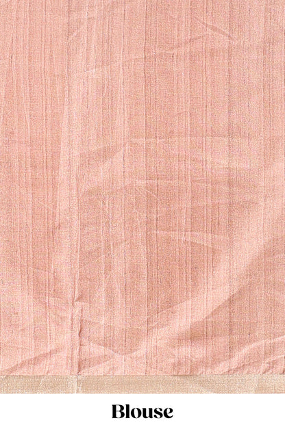 Orange dola silk festive saree