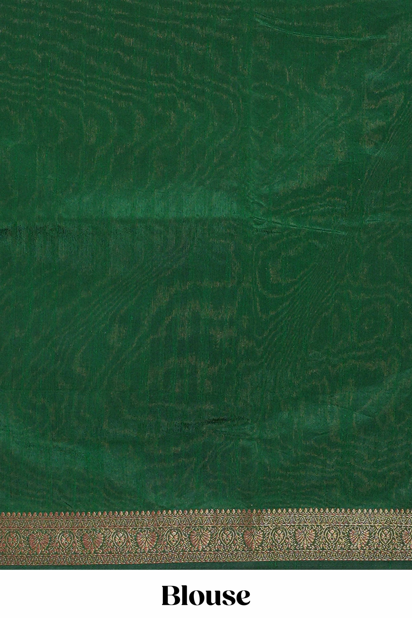 Orange raw silk woven pallu saree