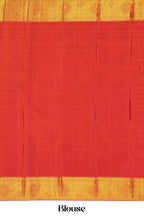 Orange wedding silks sarees