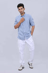 Oversized cotton casual shirt