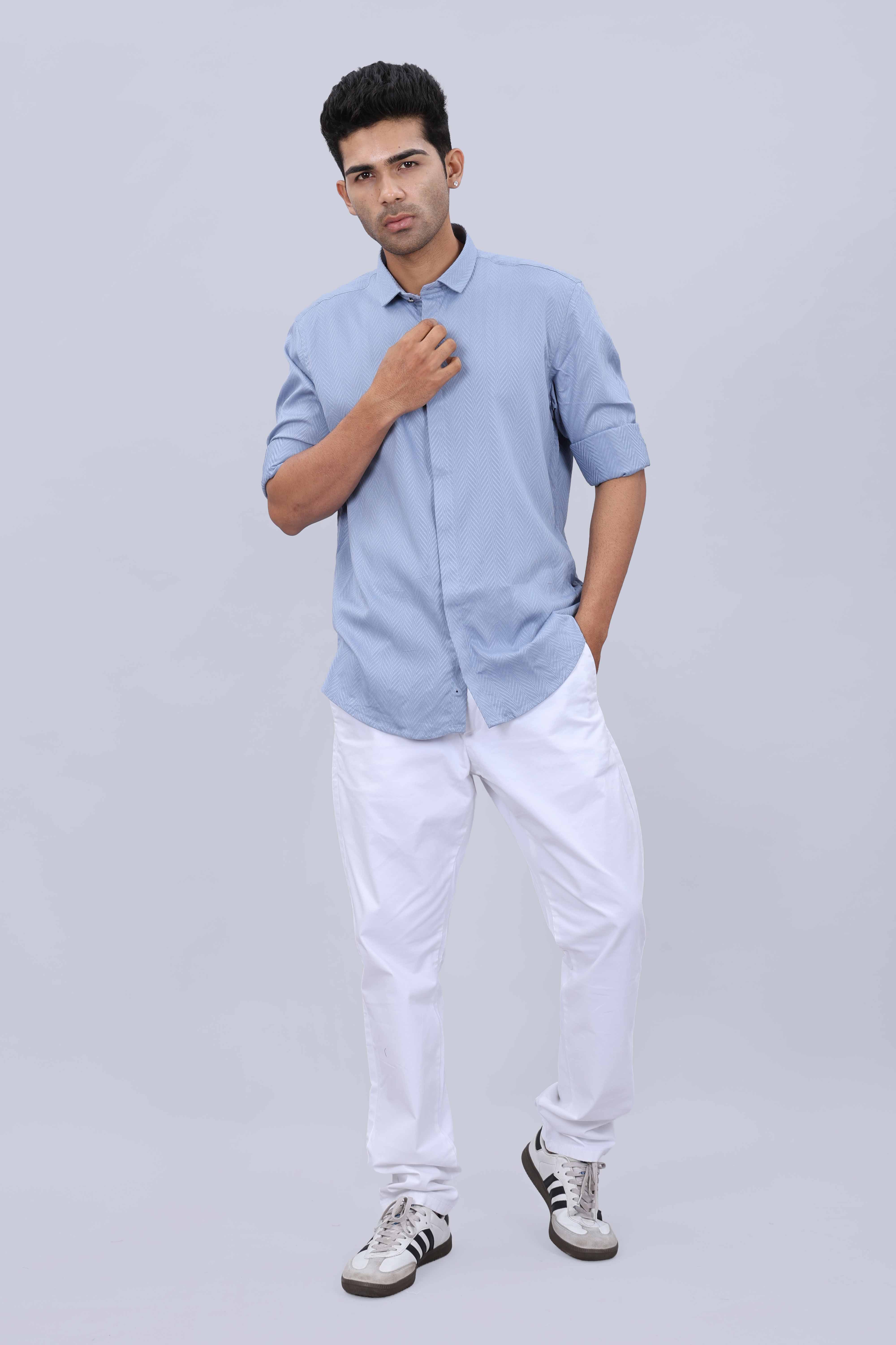 Oversized cotton casual shirt