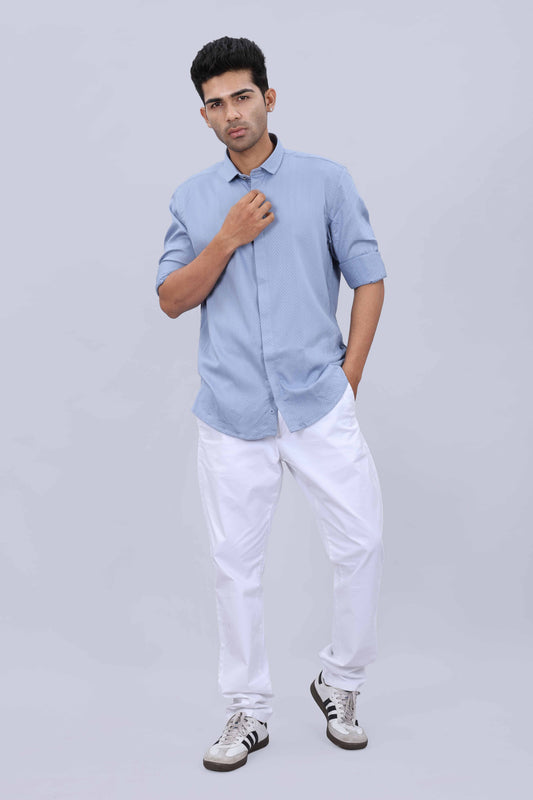 Oversized cotton casual shirt